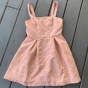 Forever 21 quilted pleated mini dress